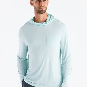 Light Blue Men's Hoodie